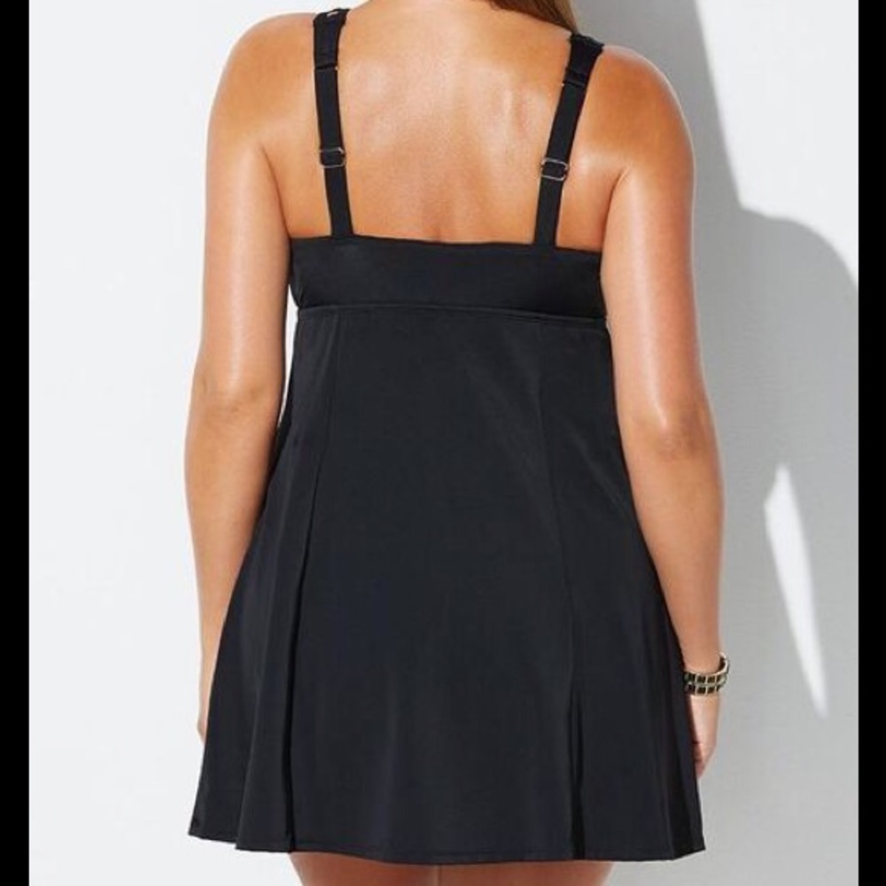 Swimsuits For All NWT Lattice V-Neck Swimdress, 10 - Picture 5 of 9